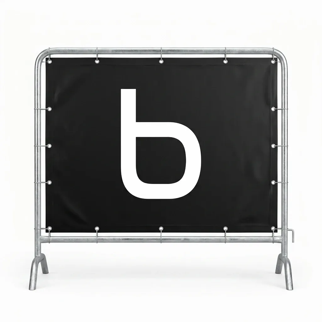 Absperrgitterbanner
