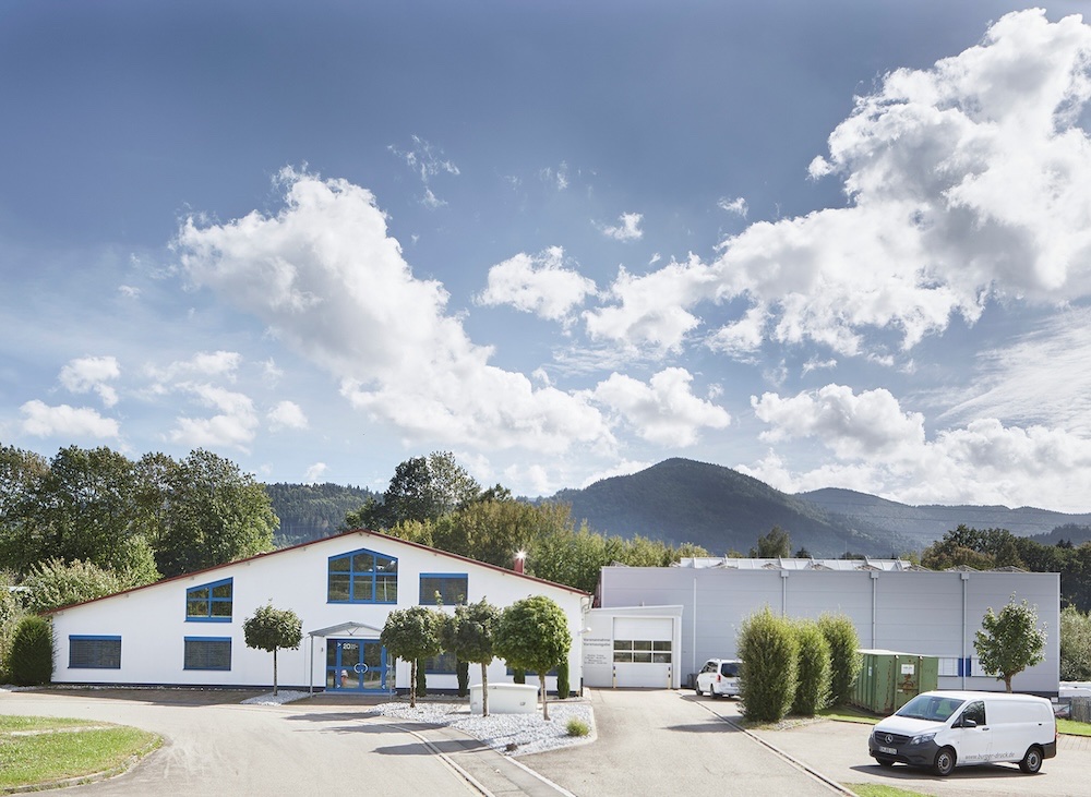 Firmengebäude von burger impuls in Waldkirch