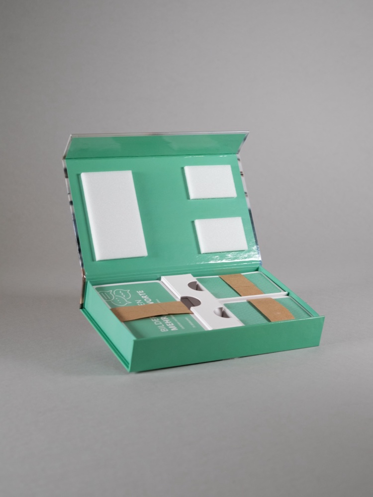 Befüllte Musterbox